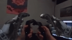 开发者展示Knuckles手柄的骨骼输入功能，效果值得期待